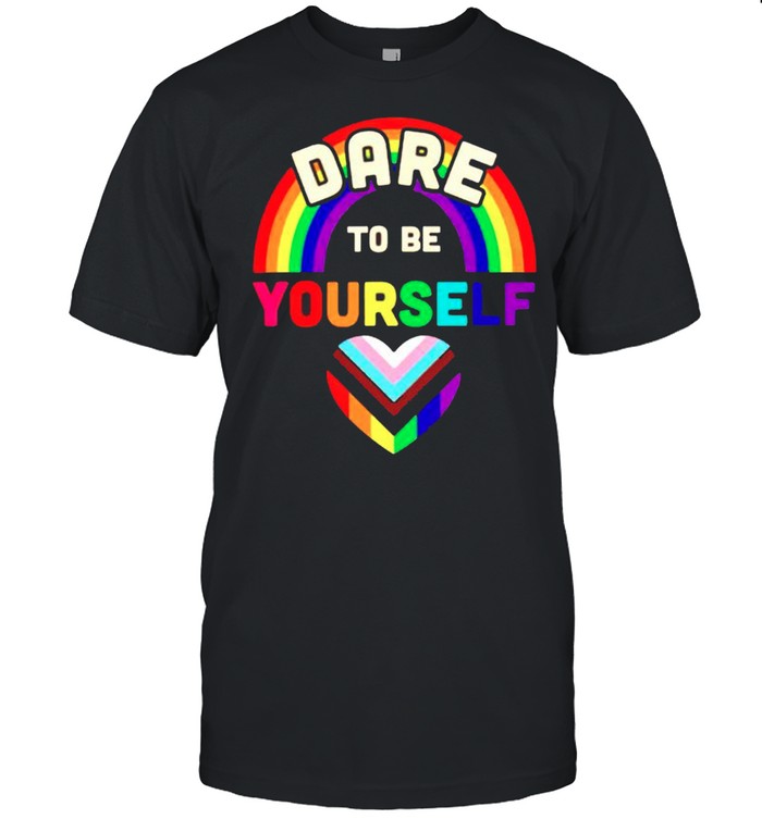 LGBT dare to be yourself shirt Classic Men's T-shirt