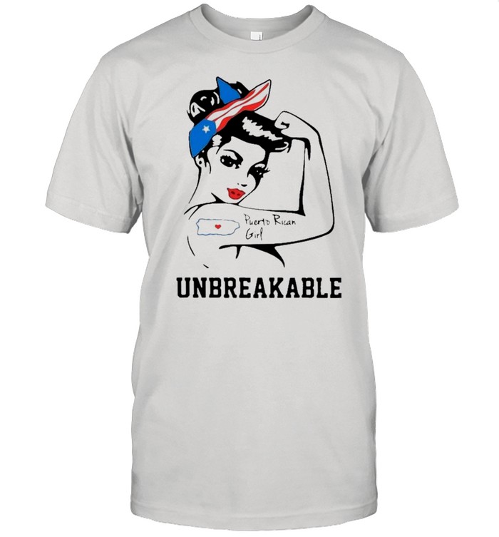 Strong Girl Puerto Rican Girl Unbreakable shirt Classic Men's T-shirt