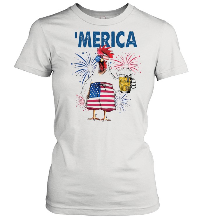 Turkey Beer America Independence Day T-shirt Classic Women's T-shirt