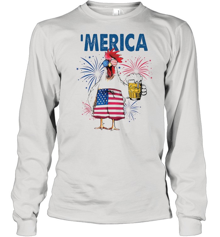 Turkey Beer America Independence Day T-shirt Long Sleeved T-shirt