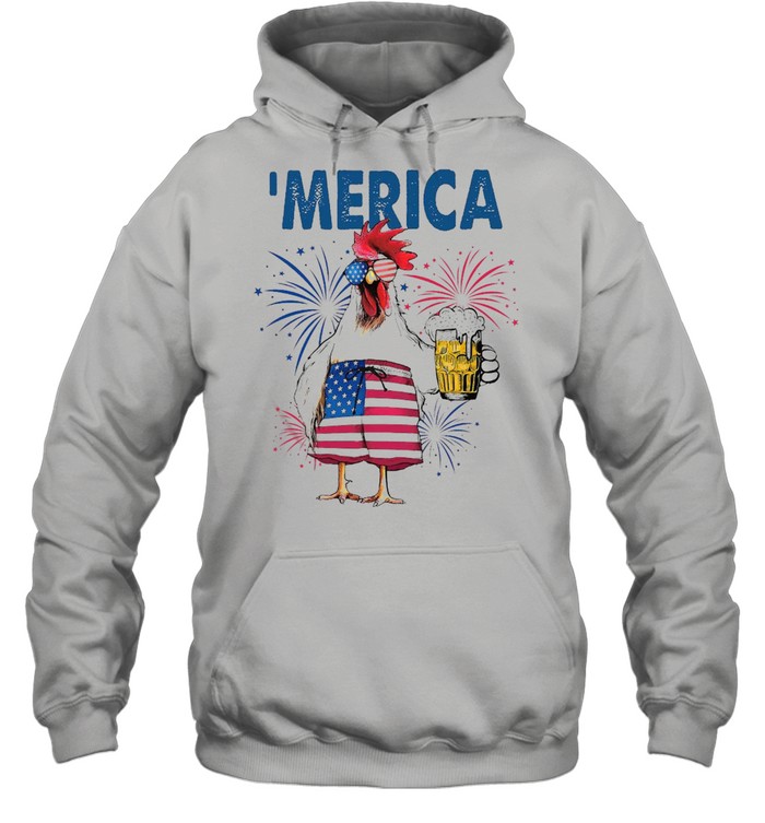 Turkey Beer America Independence Day T-shirt Unisex Hoodie