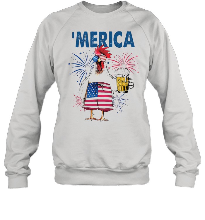 Turkey Beer America Independence Day T-shirt Unisex Sweatshirt