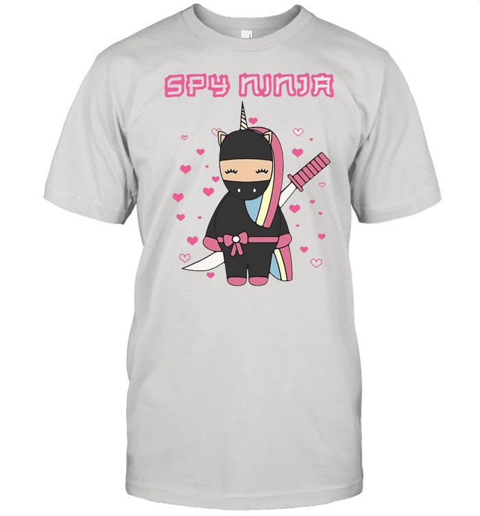 Spy Gaming Ninjas Gamer Unicorn Ninja Boy Girl Day Kids T-shirt