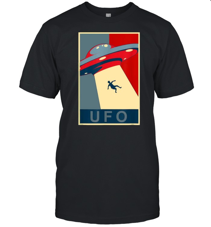 UFO Space Alien Abduction Flying SaucerT- Classic Men's T-shirt