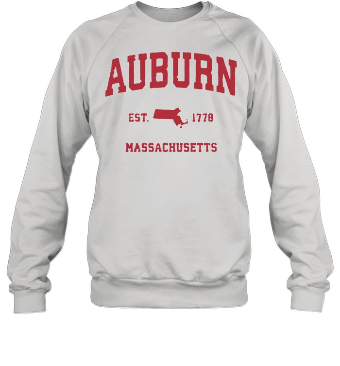 Auburn Massachusetts 1778 MA Vintage Sports T- Unisex Sweatshirt