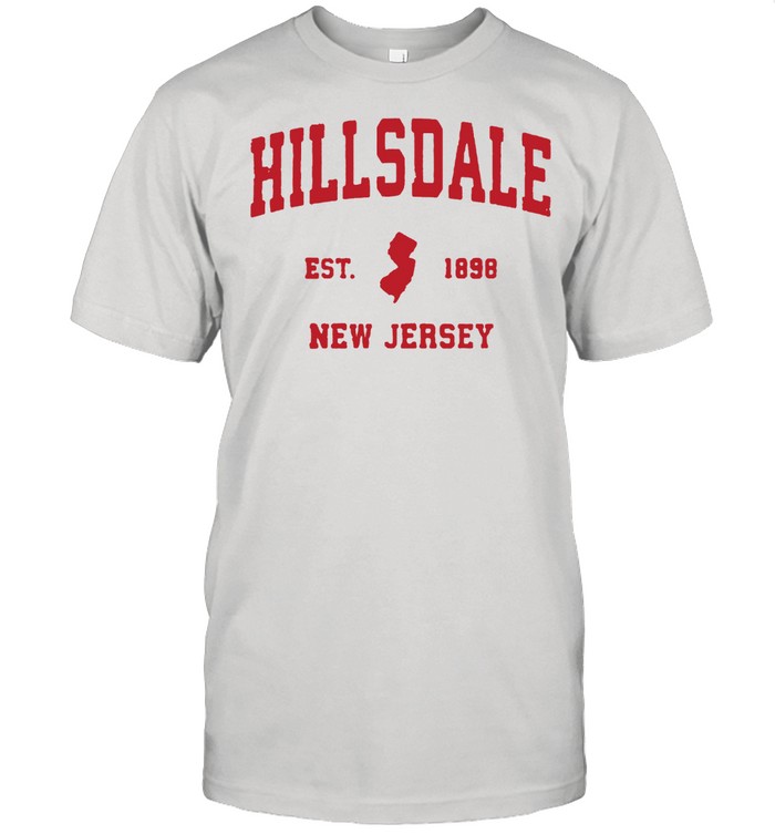 Hillsdale New Jersey 1898 NJ Vintage Sports T- Classic Men's T-shirt