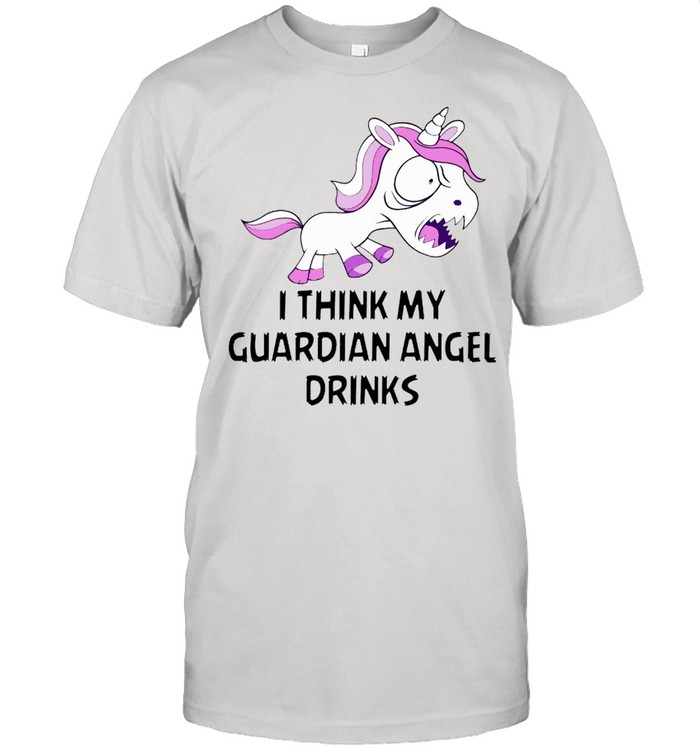 I think my guardian angel drinks shirt Classic Men's T-shirt