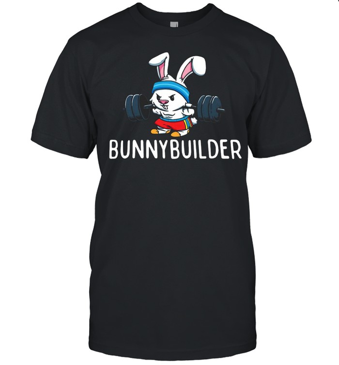 Gym Rabbit Weightlifting Bodybuilder Bunny T-shirt