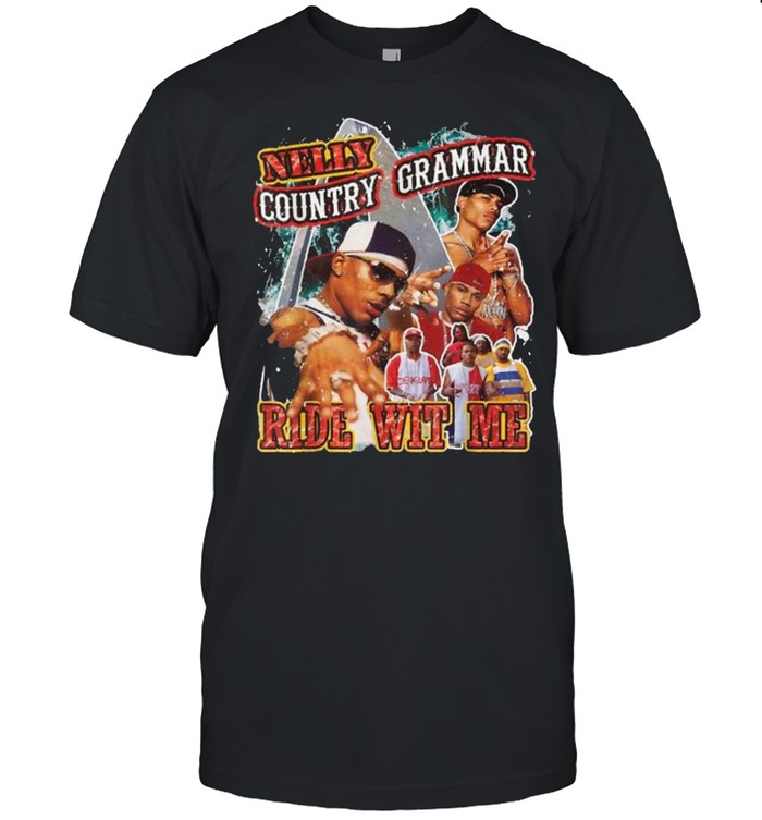 Vintage Nellys Country Grammar Ride Wit Me Rapper T-Shirt