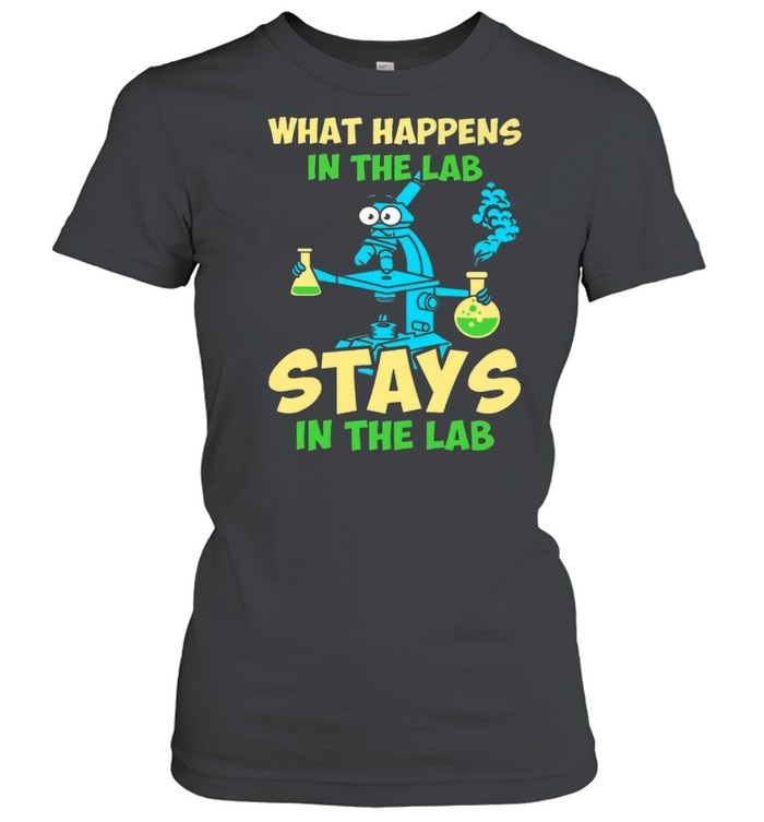 What Happens In The Lab Stays In The Lab T-shirt Classic Women's T-shirt