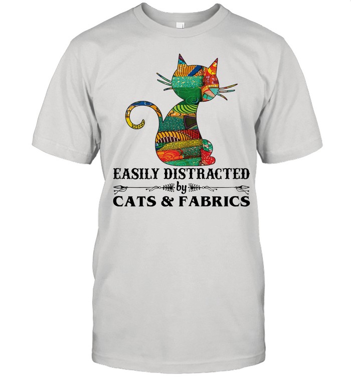 Easily distracted by cast and fabrics shirt Classic Men's T-shirt