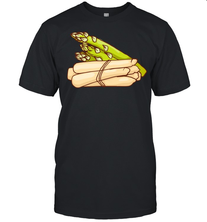 Grüner Weisser Spargel Gemüse Vegetarier Veganer Niedlich shirt Classic Men's T-shirt
