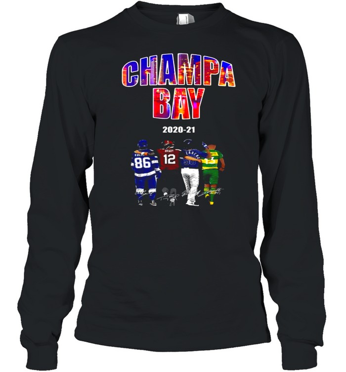 Champa Bay 2020 2021 Football T- Long Sleeved T-shirt