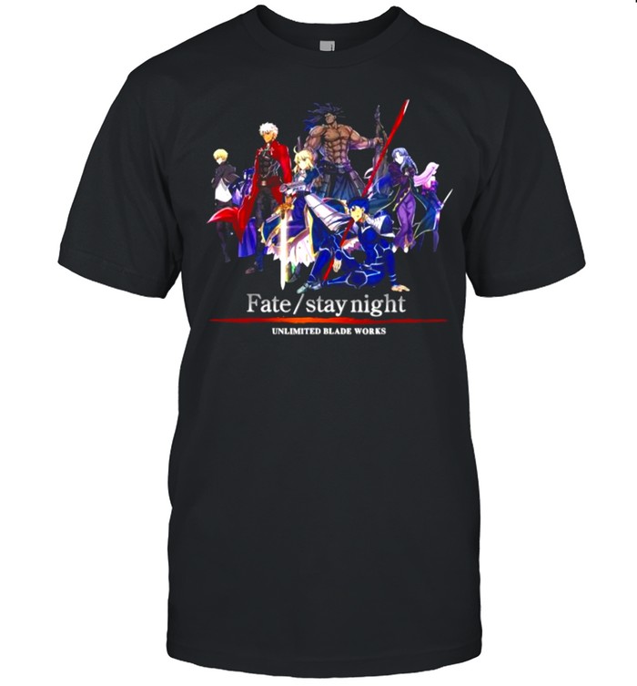 Fates Stay Night Unlimited Workss Blades T- Classic Men's T-shirt