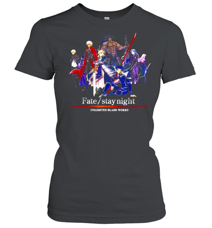 Fates Stay Night Unlimited Workss Blades T- Classic Women's T-shirt