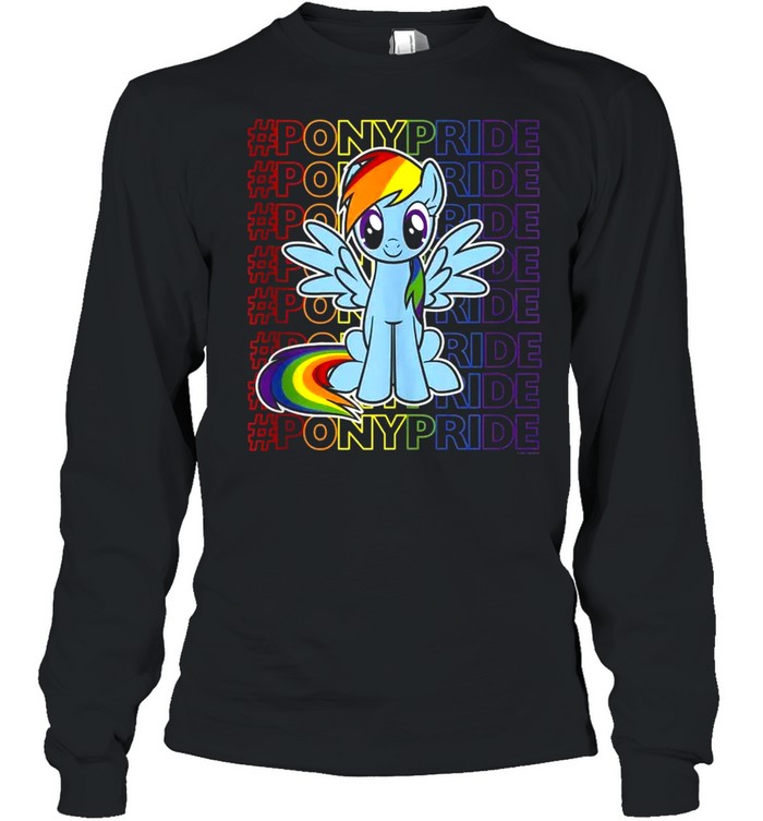 My Little Pony Friendship Is Magic Rainbow Pride Stack Long Sleeved T-shirt