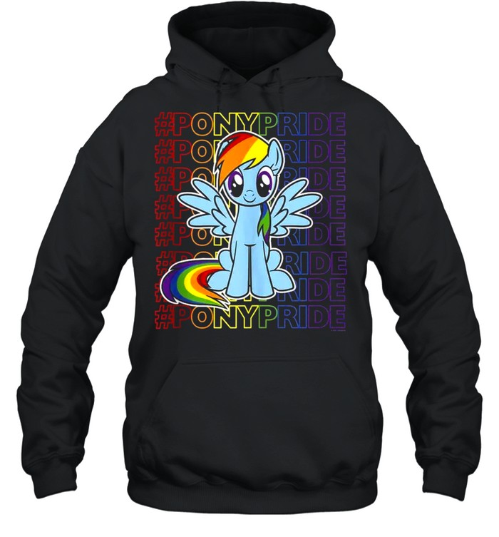 My Little Pony Friendship Is Magic Rainbow Pride Stack Unisex Hoodie