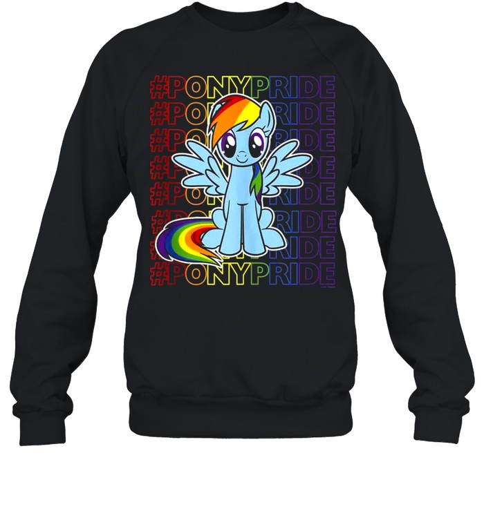 My Little Pony Friendship Is Magic Rainbow Pride Stack Unisex Sweatshirt