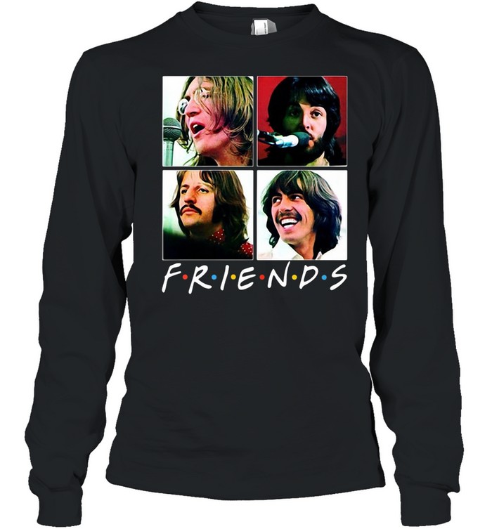 The Beatles Picture Friends T-shirt Long Sleeved T-shirt