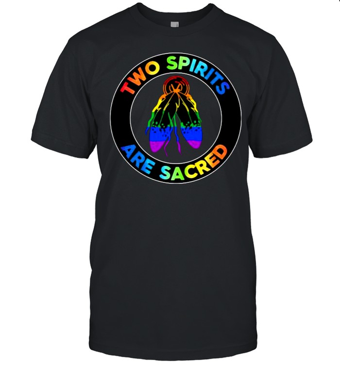 Two Spirits Are Sacred LGBT  Classic Men's T-shirt