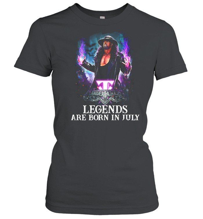 Undertaker Legends Are Born In July T-shirt Classic Women's T-shirt