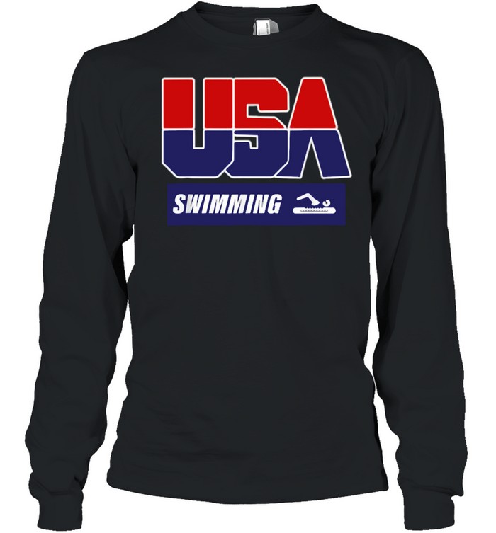 USA Swimming Tokyo Olympics 2021 T- Long Sleeved T-shirt