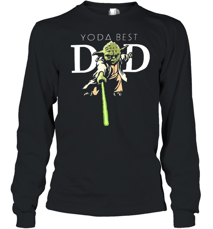 Yoda best dad shirt Long Sleeved T-shirt
