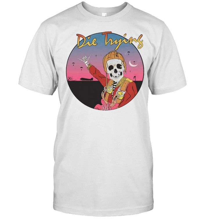 Skeleton die trying shirt Classic Men's T-shirt