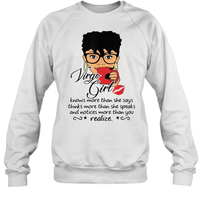 Virgo Girl Are Born in August 23 September 22 shirt Unisex Sweatshirt