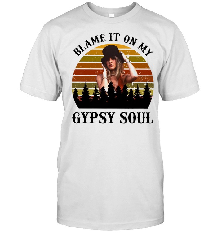 Blame it on my gypsy soul vintage shirt Classic Men's T-shirt