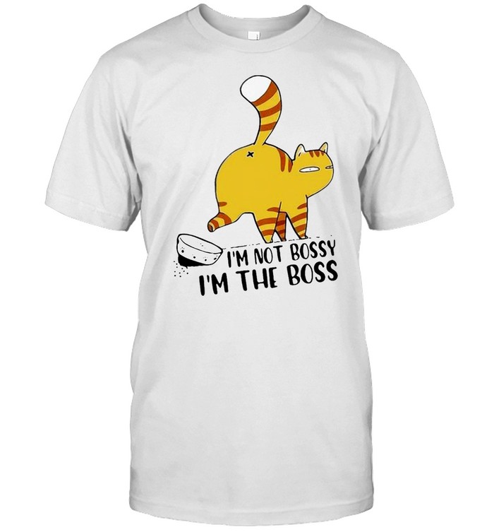 Cat I’m Not Bossy Im The Boss Classic Men's T-shirt