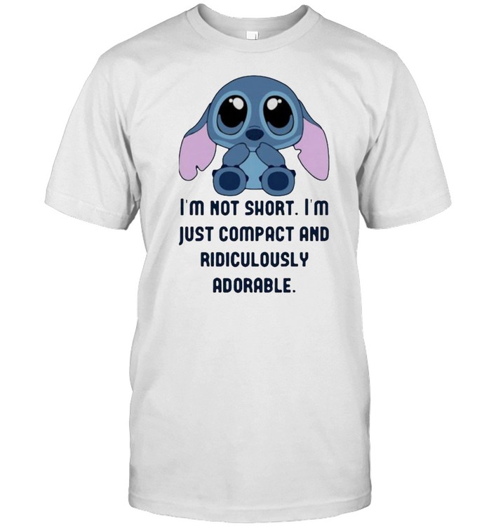 I’m Not Short I’m Just Compact And Ridiculously Adorable Stitch Classic Men's T-shirt