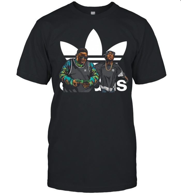 Nnotorious B.I.G Tupac Shakur adidas shirt - T Shirt Classic