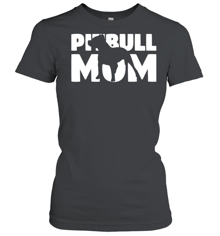 Pitbull mom shirt Classic Women's T-shirt