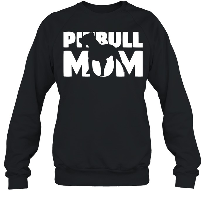 Pitbull mom shirt Unisex Sweatshirt