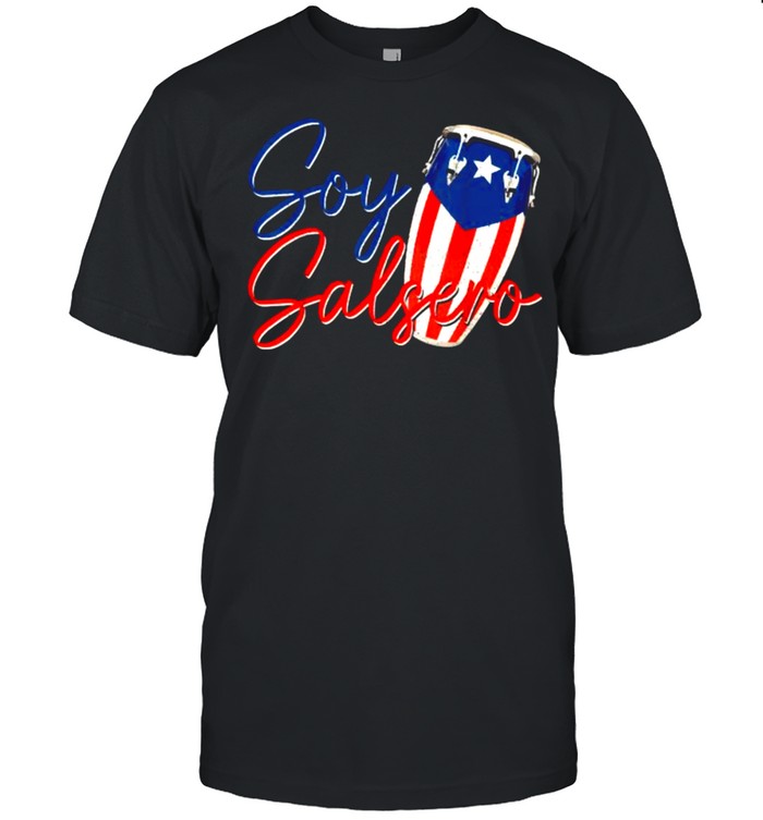 Soy Salsero Puerto Rico Puerto Rican Flag T-Shirt