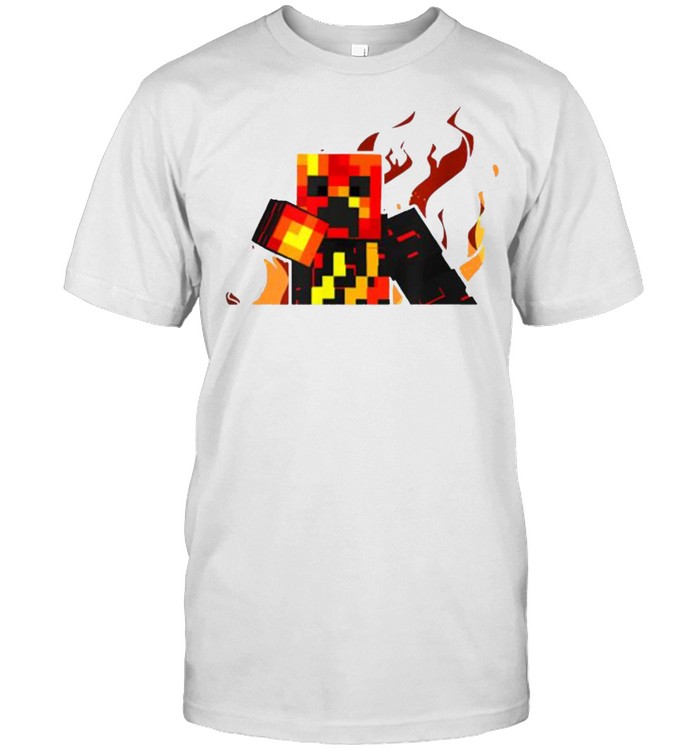 The Gaming Firer Behind With Fire Gamer Style T-Shirt