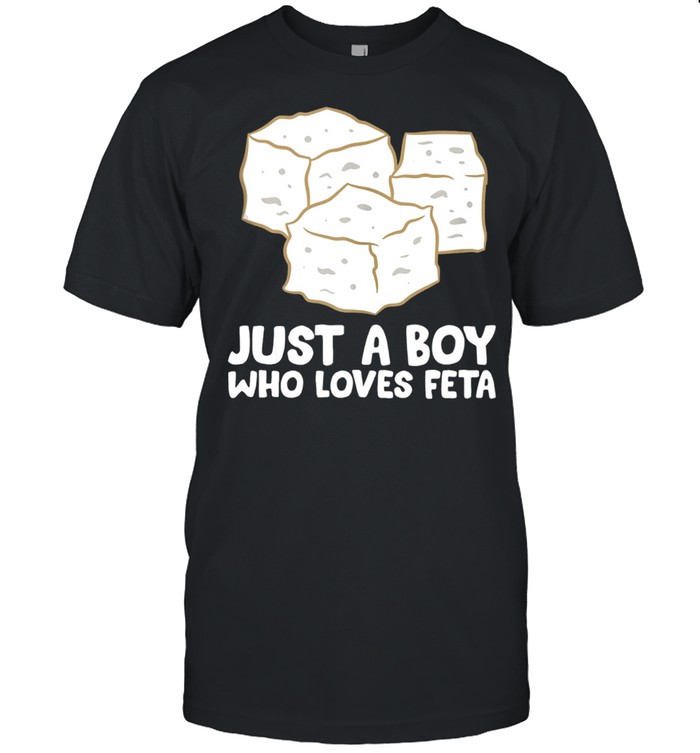 Just a Boy Who Loves Feta Cheese shirt Classic Men's T-shirt