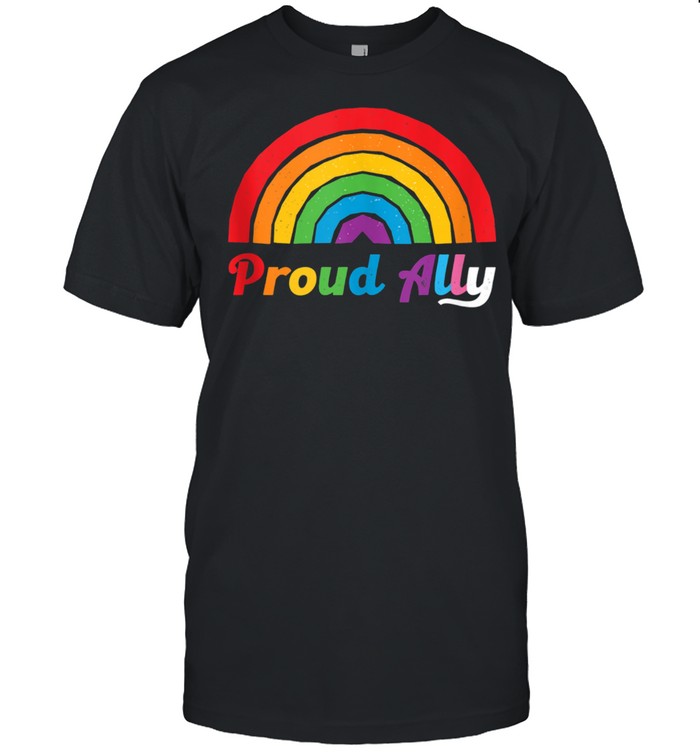 Proud Ally, LGBTQI, transgender flag shirt