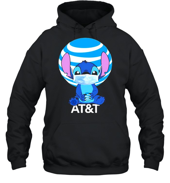 Baby stitch face mask hug at&t logo shirt Unisex Hoodie