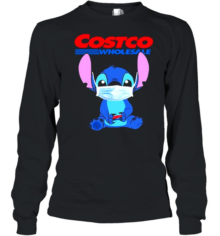 Baby stitch face mask hug costco wholesale logo shirt Long Sleeved T-shirt