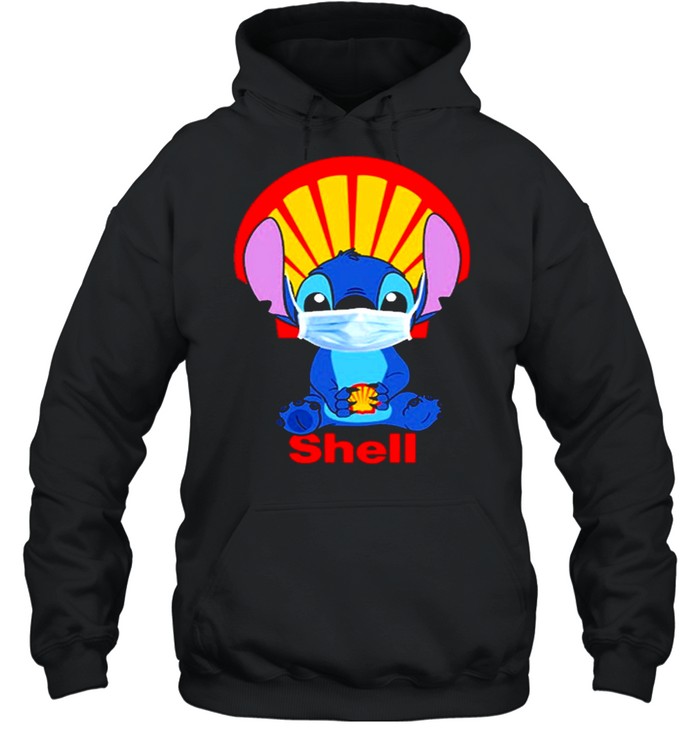 Baby stitch face mask hug shell logo shirt Unisex Hoodie