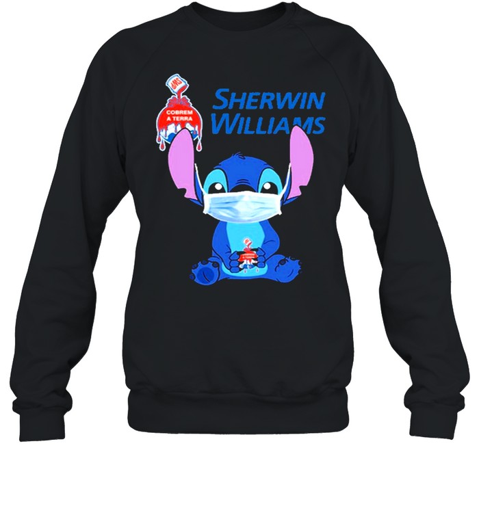 Baby stitch face mask hug sherwin williams shirt Unisex Sweatshirt