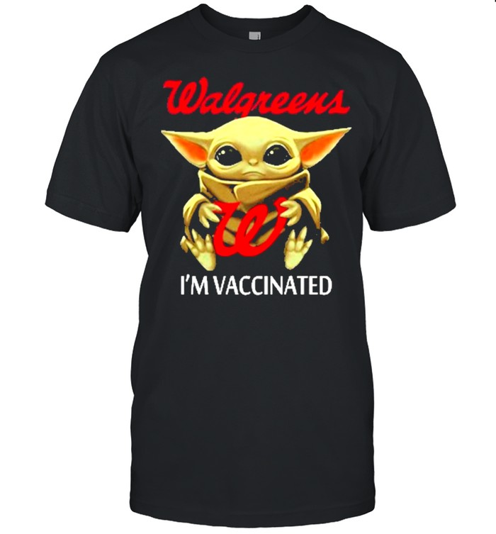 Baby yoda hug walgreens im vaccinated shirt Classic Men's T-shirt