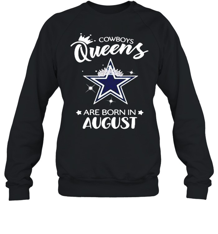 Cowboy Queens Are Born In August Crown Unisex Sweatshirt