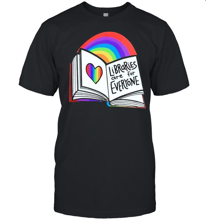 Rainbow libraries are for everyone shirt Classic Men's T-shirt
