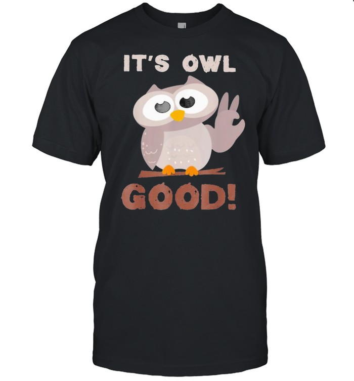 I’ts Owl Good Birthday Gift  For Owl  Classic Men's T-shirt