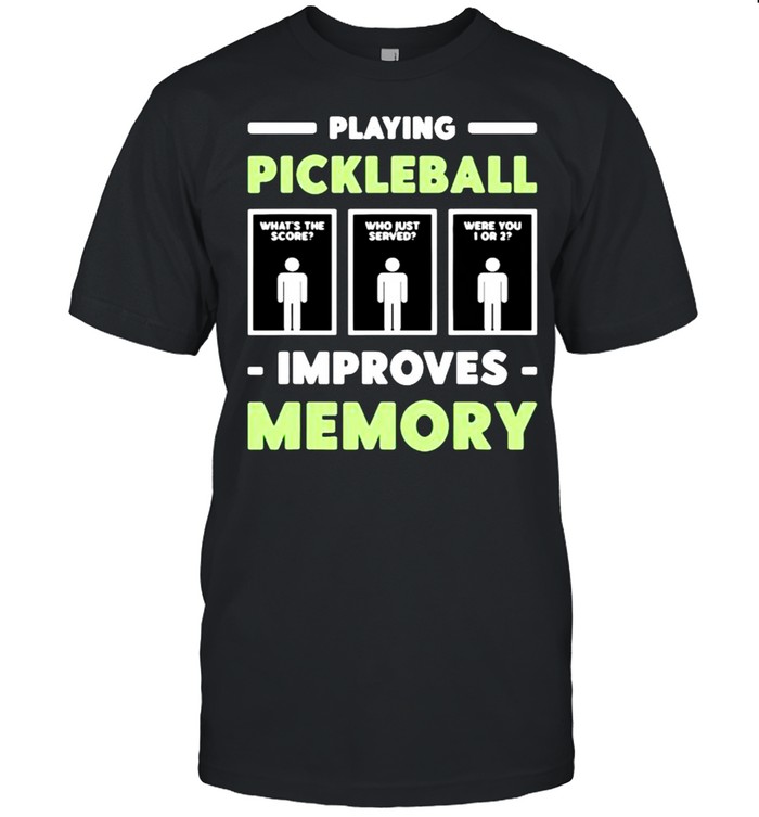 Playing pickleball improves memory shirt Classic Men's T-shirt