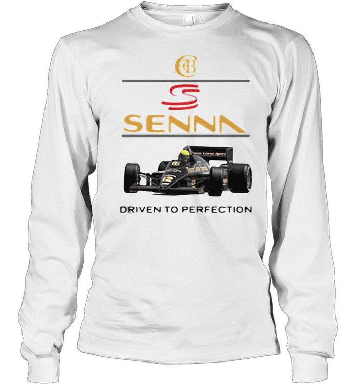 Senna Driven To Perfection Sprint AB Car Long Sleeved T-shirt