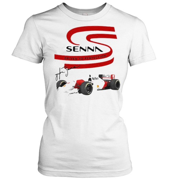 Senna Driven To Perfection Sprint Car Classic Women's T-shirt